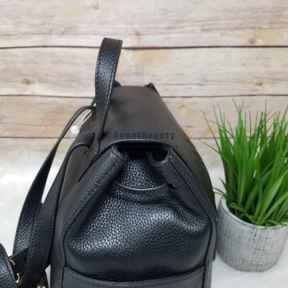 Tory Burch Thea Mini Backpack Black New Leather main image 12